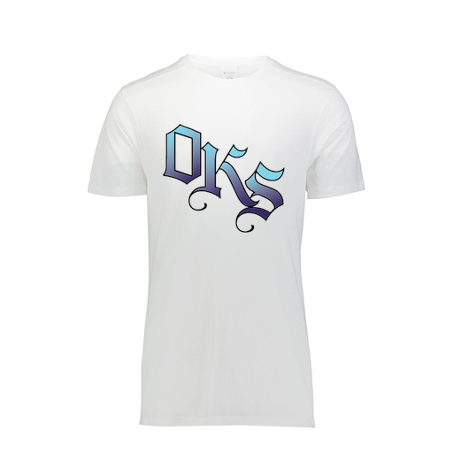 [FTSCUBWH-AS-LOGO3] Decker Men's Tri-Blend T-Shirt - Short Sleeve (Adult S, White, Logo 3)