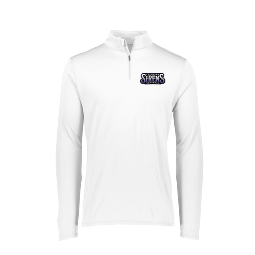 [FTLQFLWH-FAXS-LOGO1] Decker Women's Flex-Lite 1/4 Zip Shirt (Female Adult XS, White, Logo 1)