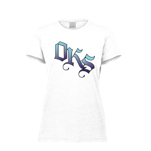 [FTSCUBWH-FAXS-LOGO3] Decker Women's Tri-Blend T-Shirt - Short Sleeve (Female Adult XS, White, Logo 3)