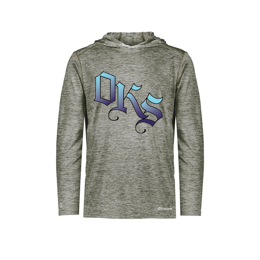 [FOLHCGGY-AS-LOGO3] Decker Men's Charge Hoodie (Adult S, Gray, Logo 3)