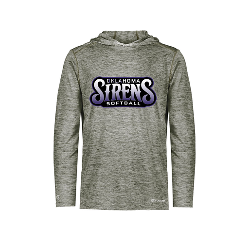 [FOLHCGGY-YS-LOGO1] Decker Youth Charge Hoodie (Youth S, Gray, Logo 1)