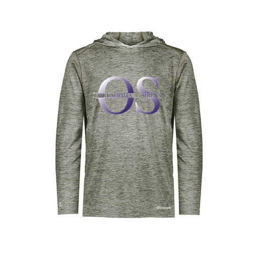 [FOLHCGGY-YS-LOGO2] Decker Youth Charge Hoodie (Youth S, Gray, Logo 2)