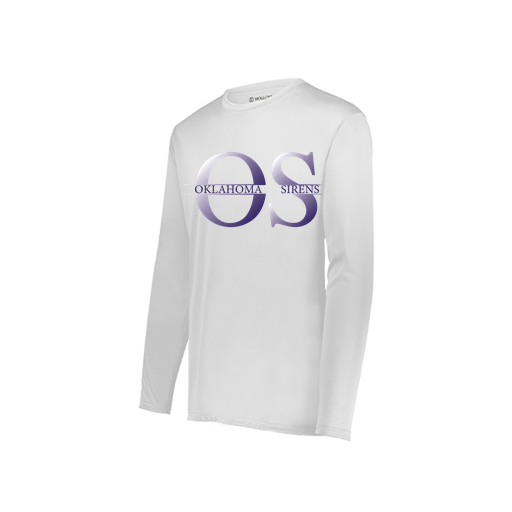 [222822.005.XS-LOGO2] Men's LS Smooth Sport Shirt (Adult XS, White, Logo 2)
