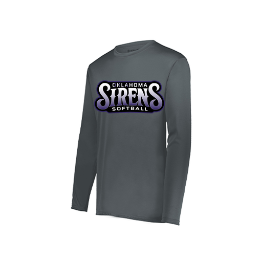 [222822.059.XS-LOGO1] Men's LS Smooth Sport Shirt (Adult XS, Gray, Logo 1)